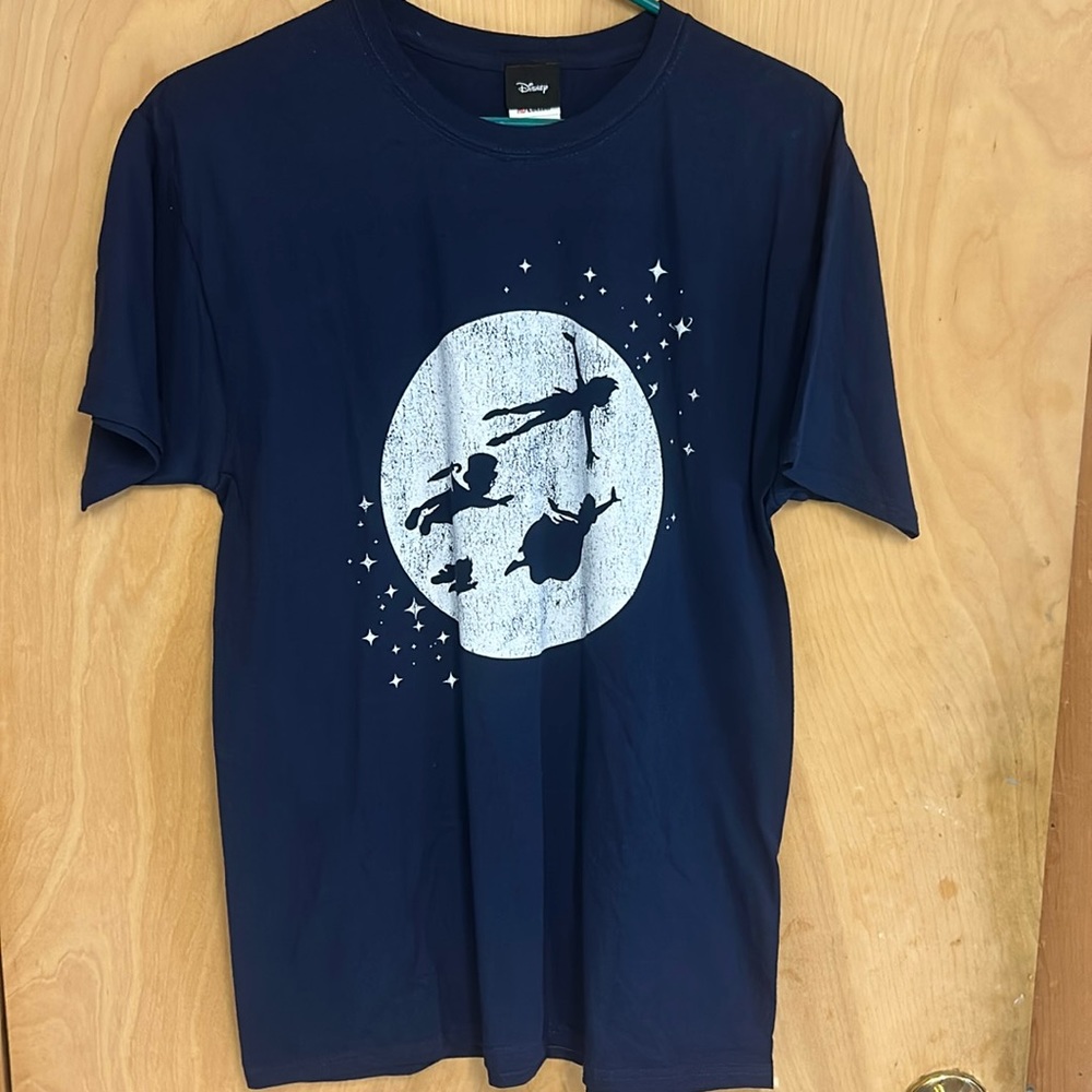 Disney Peter Pan Graphic T-Shirt | Navy Size Medium